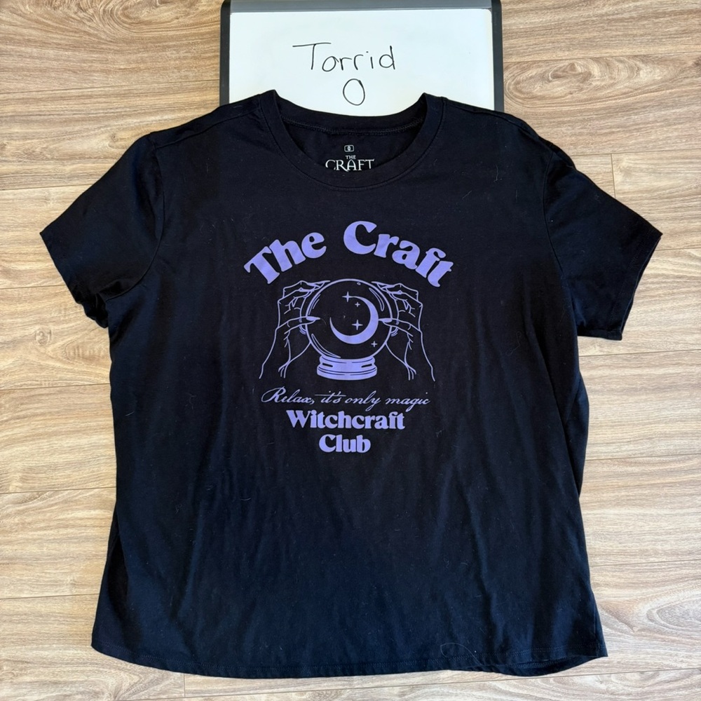 Torrid The Craft Black Witchcraft Club T-Shirt 0X